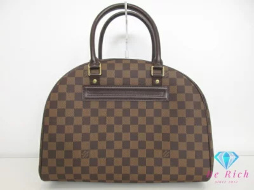 Louis Vuitton Nolita Ebene Brown Handbag LV half moon dome shoulder bag
